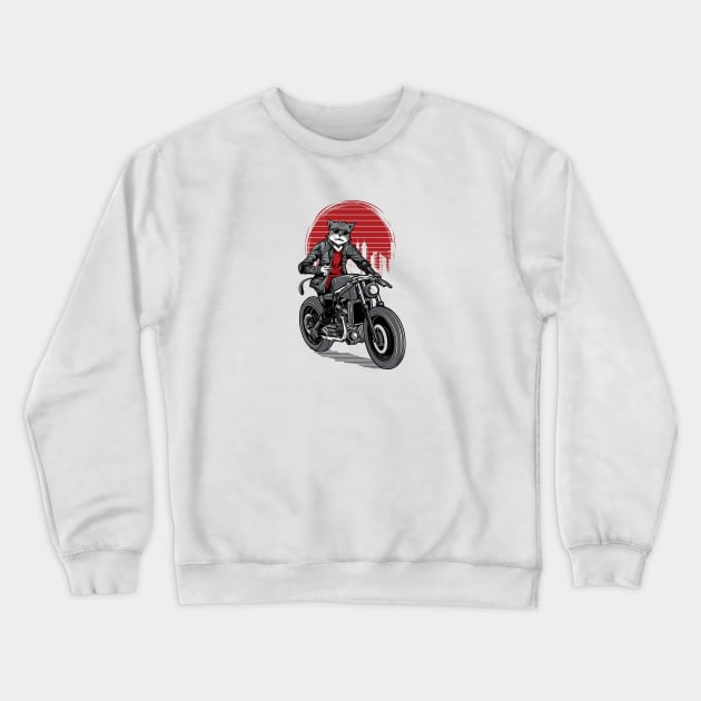 Cat Crewneck Sweatshirt by TambuStore